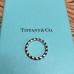 Tiffany & Co. Paloma Picasso silver and black ring